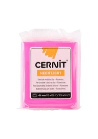 Resim Cernit Neon Light Fosforlu Polimer Kil 56Gr 922 Fuschia 