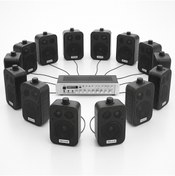 Resim FNIRSI Luxury, 12 adet Hoparlör 1 Adet Anfi, Duvar Tip Masaj Salonu,Spa, Mağaza, Restorant ,Kafe , Okul Ano 