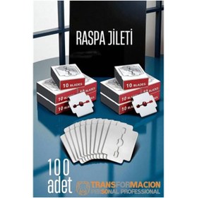 Resim Skygo Raspa Topuk Jileti 100 lu PAKET Ayak Taban Nasır Yedek Jileti 