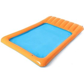 Resim Bestway Kaydırmalı Çocuk Havuzu 341 x 213 x 38 CM Renkli 53080 Çok Renkli 