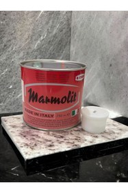 Resim MARMOLIT Akemi Mermer Taş Ve Granit Yapıştırıcı 1320 gr Beyaz+ Dondurucu 