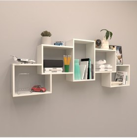 Resim Rafkestir Sara Duvar Raf Seti Beyaz ( Mat ) 