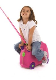 Resim Trunki Çocuk Bavulu - Pembe Trixie 