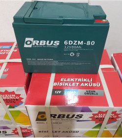 Resim ORBUS 12v80 Amper Jel Akü 