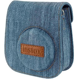 Resim Instax mini 11 Jean Deri Çanta 