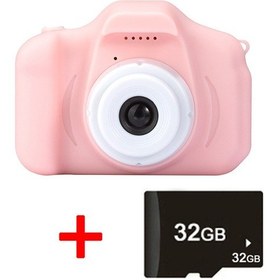 Resim Yunboo Mini Çocuk Dijital Kamera - 32gb Hafıza Kartlı, Tek Tuşla Fotoğraf Çekme Özelliği 