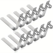 Resim 10 adet Paslanmaz Çelik Bahar Klipsi 6mm Çadır Direği Düğme Klipsleri + Kayak Paddle Topu Rulman Tek Taraflı Nikelleştirilmiş V Şekilli Katı Bahar Plakası Kamp Ekipman Aksesuarları, Erkekler İçin Saç Klipsi, Kayak Aksesuarları, Çadır Direği Bağlayıcı, Bahar Klipsi, Tekne Denizcilik Aksesuarları, Tekne Ekipmanları ve Malzemeleri, Railblaza 