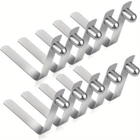 Resim 10 adet Paslanmaz Çelik Bahar Klipsi 6mm Çadır Direği Düğme Klipsleri + Kayak Paddle Topu Rulman Tek Taraflı Nikelleştirilmiş V Şekilli Katı Bahar Plakası Kamp Ekipman Aksesuarları, Erkekler İçin Saç Klipsi, Kayak Aksesuarları, Çadır Direği Bağlayıcı, Bahar Klipsi, Tekne Denizcilik Aksesuarları, Tekne Ekipmanları ve Malzemeleri, Railblaza 