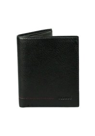 Resim Grande 1588 Erkek Gerçek Deri Dikey Cüzdan Siyah Siyah 