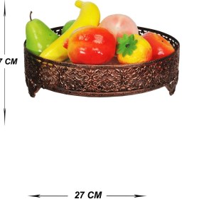 Resim Güven Avize Tepsi,meyvelik Hira 280 Siyah Bakır Patine 0053385 