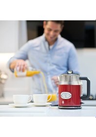 Resim Russell Hobbs 21670-70 Retro Ribbon Kırmızı Su Isıtıcı Kettle 