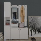 Resim Remaks Yonca Vestiyer Portmanto Takımı - Beyaz 