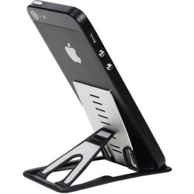 Resim GongtuShop Siyah Stil 1 Adet Yeni Alüminyum Alaşımlı Kart Standı Raf Kaymaz Dayanıklı Taşınabilir Braket Destek Aksesuarları Masa Telefon Tutucu Kart Tabanı (Yurt Dışından) 