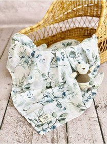 Resim Okaliptus Çok Amaçlı Müslin Örtü Battaniye Çok Renkli 