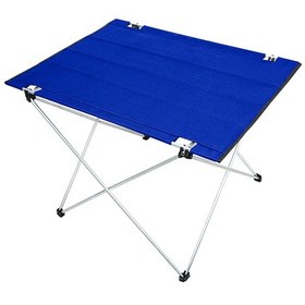 Resim Panipal Katlanabilir, Kamp Ve Piknik Masası, Omuz Askılı Taşıma Çantasıyla Mavi 
