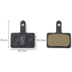 Resim Shimano Bp-10 Uyumlu Bisiklet Ve Scooter Disk Fren Balatası 