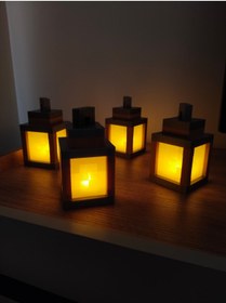 Resim NADO DEKOR Minecraft Ledli Fener Masa Lambası 