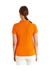 Resim U.S. Polo Assn. Kadın Basic Polo Yaka Tişört Turuncu 