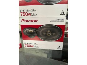 Resim Pioneer Ses Sistemi Komple Profesyonel Tam Set 2 Takım 750W Hoparlör 1400W Çift Bobin Subwofer 5 Kanal Amfi Kablo 