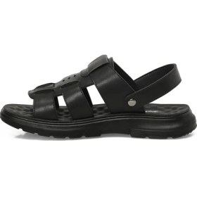 Resim Polaris 410018.M6FX Siyah Erkek Sandalet 