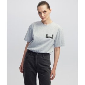 Resim İpekyol Aplikeli Basic Kadın Tişört (IW6250070131) 