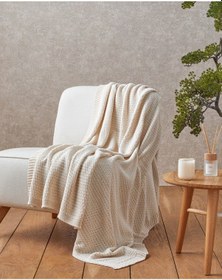 Resim English Home Simple White Koltuk Şalı 130x170 Cm Ekru Ekru 