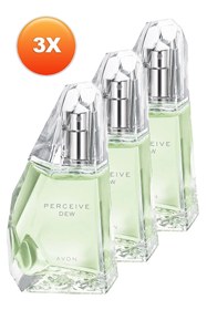 Resim Avon Perceive Dew Kadın Parfüm Edt 50 Ml. Üçlü Set 