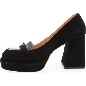 Resim Dgn 32451-22K Kadin Önü Tokali Platform Topuklu Ayakkabi 