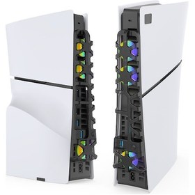 Resim Konsol Plus Ps5 Slim Kasa Soğutucu Fan Rgb Işıklı DOBE-TP5-3538S 