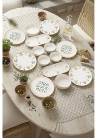 Resim Kitchen Life D-Harma Stackable 14 Parça 6 Kişilik Kahvaltı Takımı Çok Renkli 