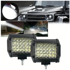 Resim Userfriendly11 2 Adet 72w Beyaz Evrensel Araç Led Çubuğu 4x4 Offroad Suv Atv Traktör Tekne Işık 