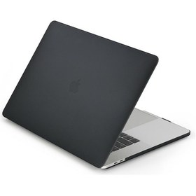 Resim Arabulalaca Apple Uyumlu MacBook Pro 13" A1706 A1708 Mat Doku Kılıf Siyah 