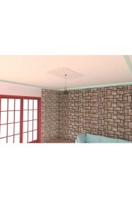 Resim Motifpiyer Lamba Tavan Göbeği-27-Dikdörtgen-Oval-56 x 96 cm-2 Adet 