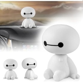 Resim Didadodo Araç Ön Panel Için Beyaz Kafa Sallayan Baymax Robotu 480320387 Sevimli 