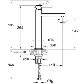 Resim Vitra Origin Çanak Lavabo Bataryası Bakır A4255726 