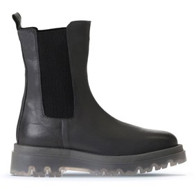 Resim Bueno Shoes Gri Deri Kadın Dolgu Topuklu Bot 01wv1510 