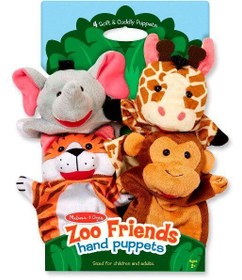 Resim El Kukla Seti - Hayvanat Bahçesi 