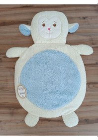 Resim Bebek Alt Açma Minderi & Kuzu Nakış İşlemeli / Bebek Oyun Matı & Bakım Örtüsü /doğum Hediyesi 