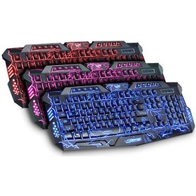 Resim Xindoker Oyun Klavyesi - Çok Renkli Led Aydınlatmalı, Ergonomik Tasarım, 19 Tuş Çakışmasız 