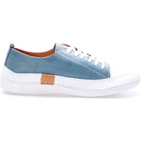 Resim Hakiki Deri Kadın Casual Ayakkabı 972za8260 Kot 