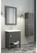 Resim Helen 65 Cm Banyo Dolabı-Antrasit (Boy Dolap Hariç ) 