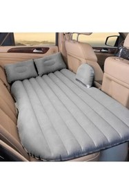 Resim MATECHNO Araba Arka Koltuk Araba Hava Yatak Seyahat Yatak Nem Geçirmez Şişme Hava Yatağı Yataklı Set 
