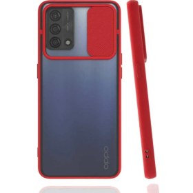 Resim Mobaxaksesuar Oppo A74 4g Kılıf Kamera Kapatmalı Lensi Case 