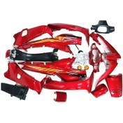 Resim Falcon Yuki Ramzey Çelik Cup Kaporta Seti Kırmızı Far Stoplu 