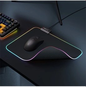 Resim Rampage Mp-23 Blitz M Rgb Ledli 252x328x3 Mm Siyah Oyuncu Mouse Pad 