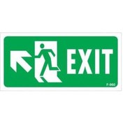 Resim Exit Sol Yukarıı Uyarı Levhası 17,5x25 Kod:960 