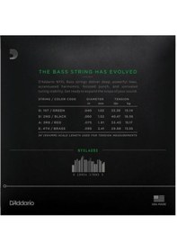 Resim Daddario Nyxl4095 Bas Gitar Tel Seti Nyxl Nickel Wound, .040-.095 