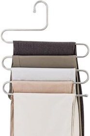 Resim 5 Katlı Metal Pantolon Eşarp Askısı 