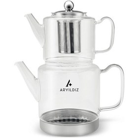 Resim Aryıldız Marvel Cam Çaydanlık 259719 Şeffaf 