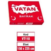 Resim Vatan Türk Bayrağı 150x225 VT110 